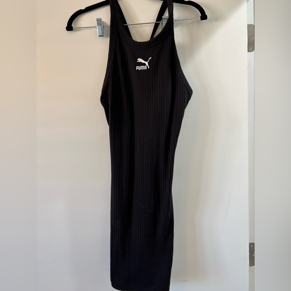 Puma Women's Black Midi Dress - NEVER WORN - Picture 1 of 2